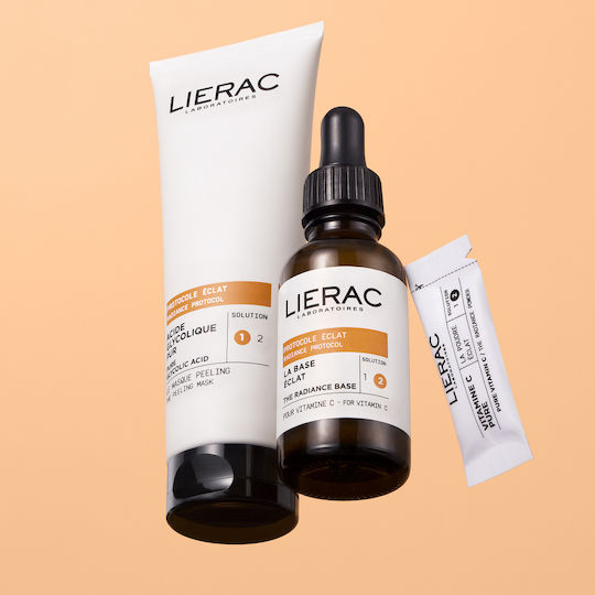 Lierac Radiance Protocol Anti-aging Face Serum with Vitamin C & Panthenol for Brightening 30ml