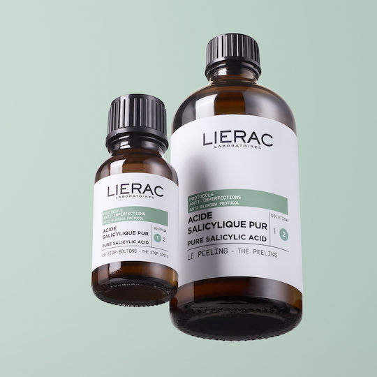 Lierac Protocole Solution 1 Soothing & Moisturizing Serum Face with Salicylic Acid for Dark Spots & Acne 15ml
