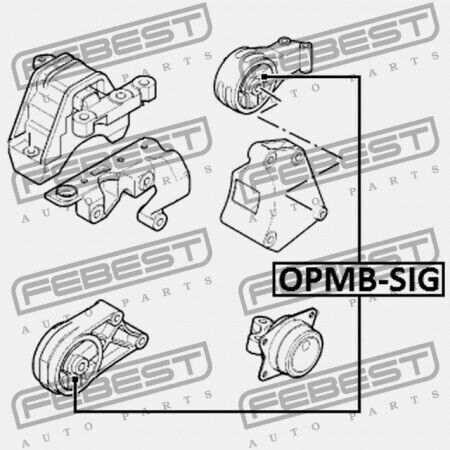 Χιτώνιο Μαξιλαριού Κινητήρα Opel Signum 2003-2008 5684101