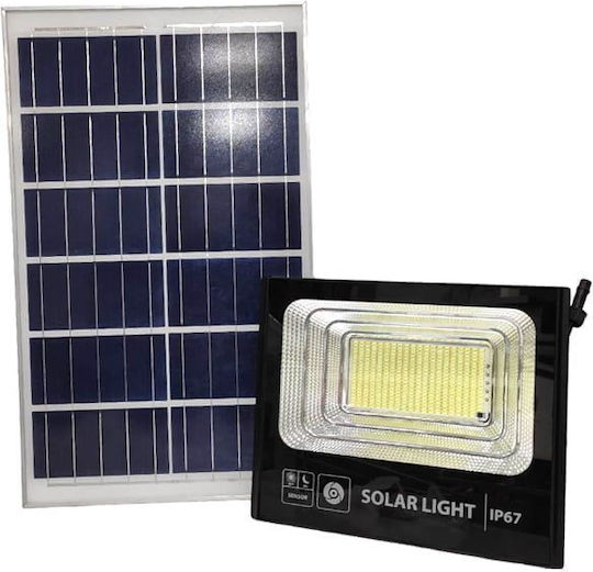 Στεγανός Ηλιακός Προβολέας LED 400W Ψυχρό Λευκό 6500K με Τηλεχειριστήριο IP67