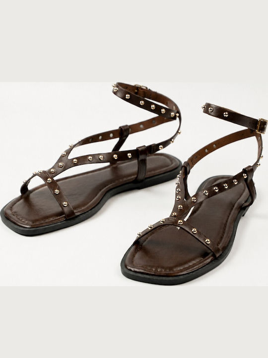 Women's Flat Sandals Brown