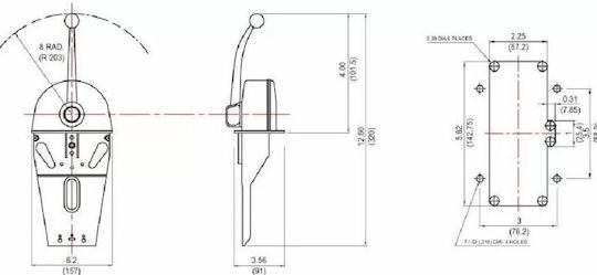 Recmar Τιμόνι Σκάφους REC308601