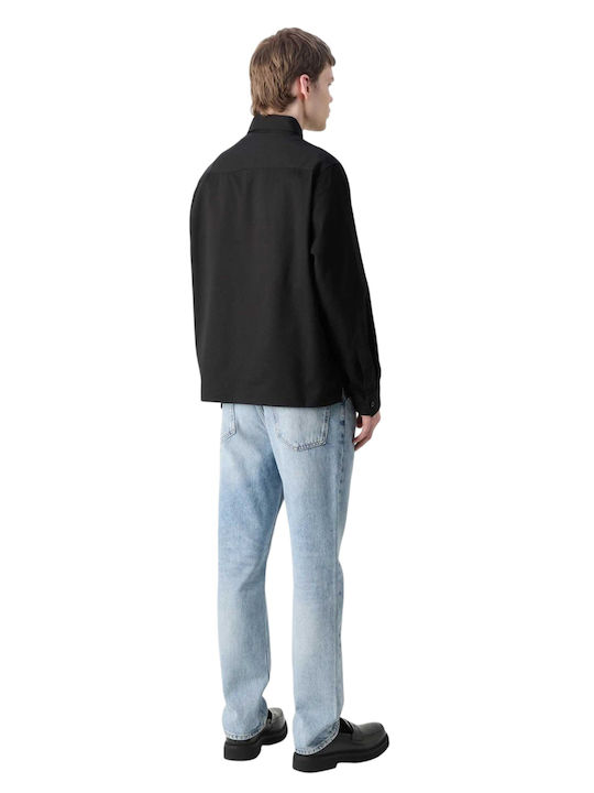 Hugo Ekynone Βαμβακερό Πουκάμισο Regular Fit Black