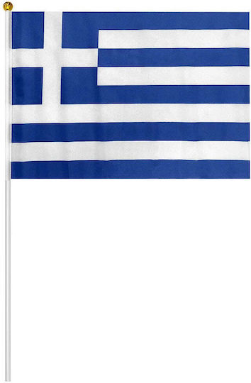 Greece Flag with Stake 30x20cm 1pc
