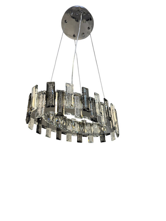 Epiplo-Fos Adjustable Ceiling Light Transparent LED with Crystals 36x20cm