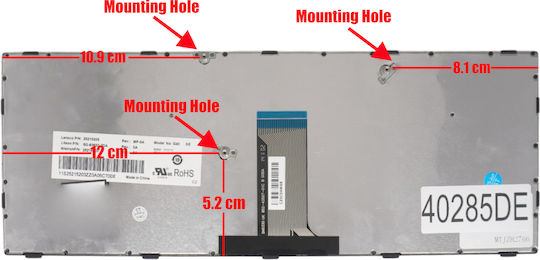 German Laptop Keyboard For Laptop Lenovo Ideapad B40-70 80f3 B40-80 80f6 Z40-70 80e6 Z40-75 80dw G40 G40-30 80fy 80g9 B40-30 80f1 25215203 25214536 Sg-63630-2da De Black Code 40285de
