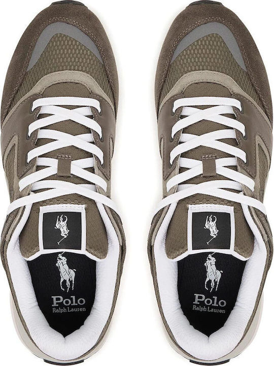 89 Pp Herrenschuhe Sneakers Erdbraun Grau