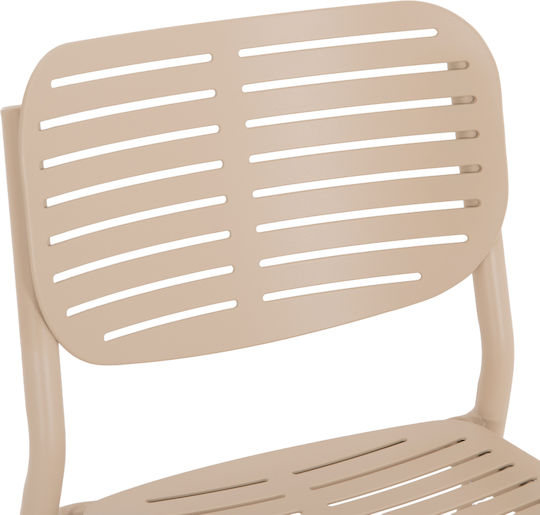 Hilliard Outdoor Dining Set 7 Pieces Champagne
