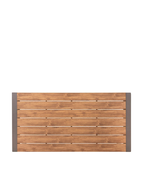 Set de Masă pentru Exterior Hilliard 7 Piese Șampanie