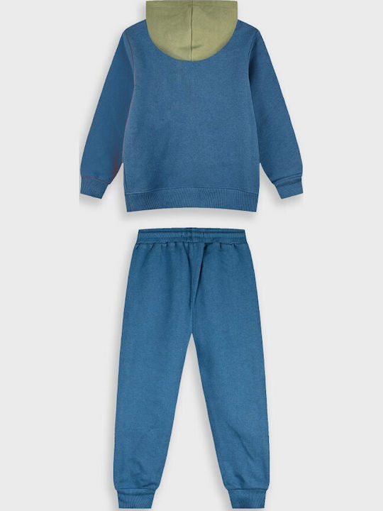 Kids Tracksuit Petrol Blue