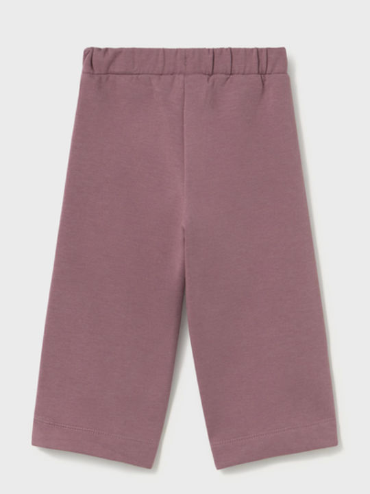 Kids Tracksuit Set With Jacket Dark Purple 3 Pieces