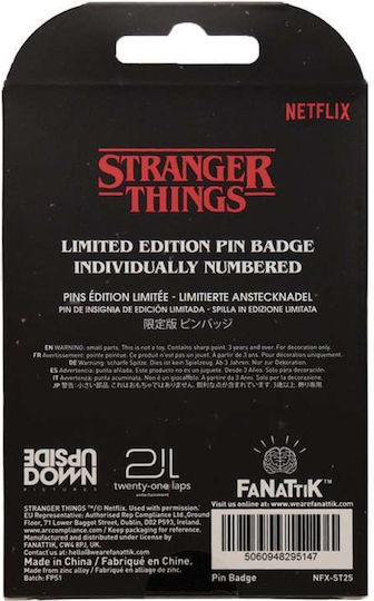 Stranger Things Badge Hellfire Lives Limited Edition
