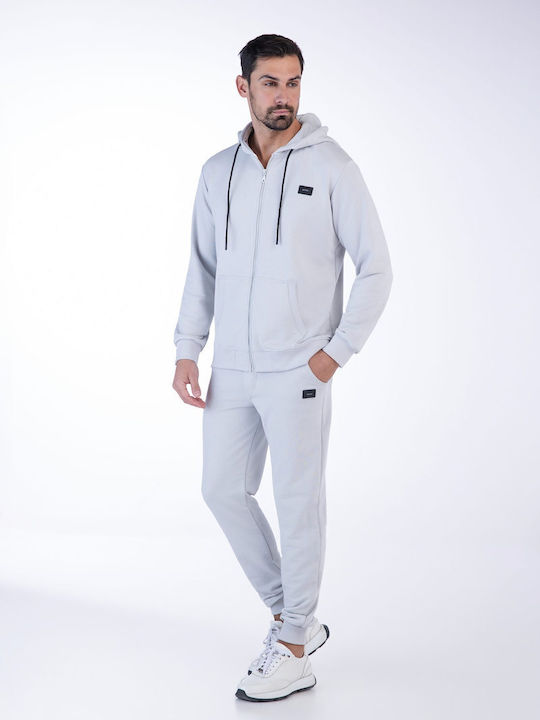 Herren Sweatshirt mit Kapuze Grau