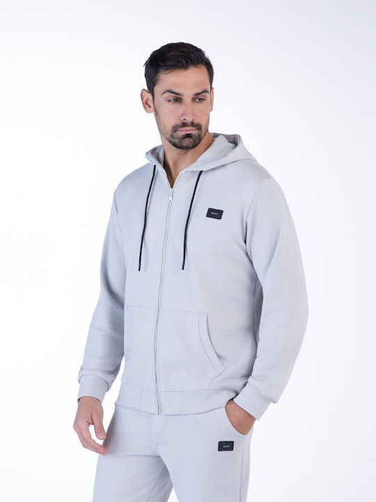 Herren Sweatshirt mit Kapuze Grau