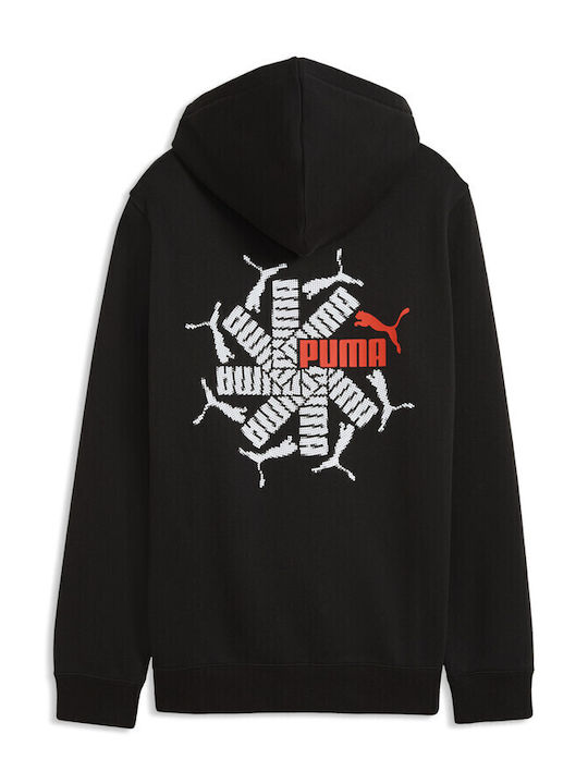 Kids Hoodie Black Ess Lab