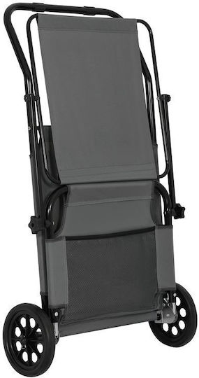 Nils Strandstühle Grau 148cm Set 2 Stück