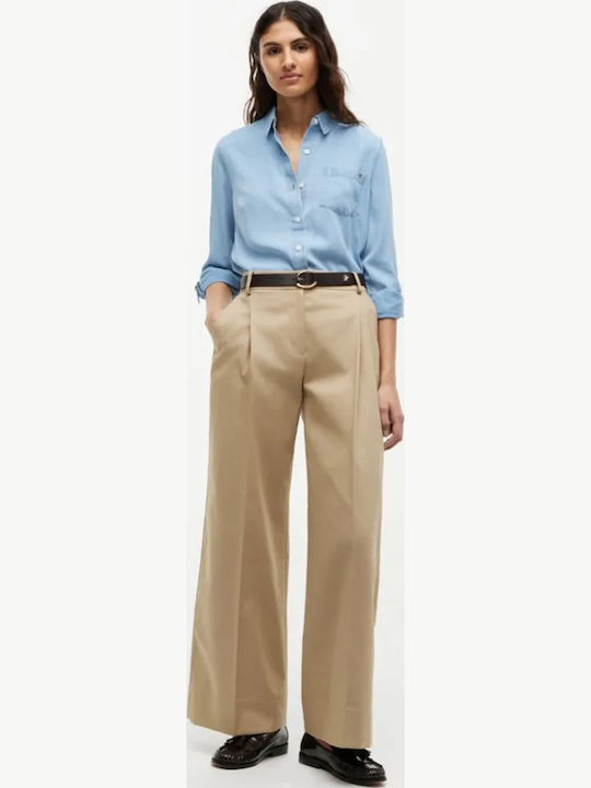 Damen Hochsitze Baumwoll-Set Pantaloona Beige