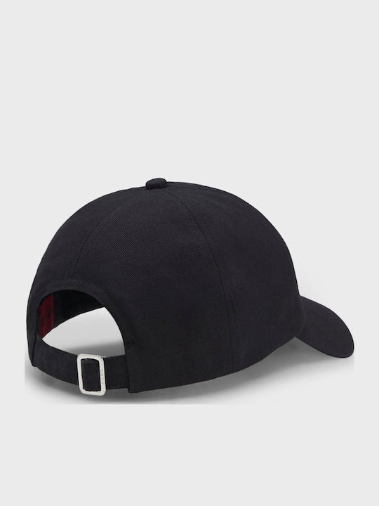 Hugo Logo-embroidered Cap In Cotton Twill Angye Black Hats Female Black 50566667-001