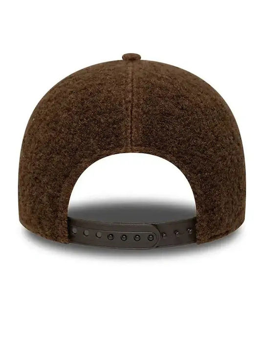 New Era New York Yankees MLB Winter Borg 9Forty Adjustable Cap Unisex Cap Polyester Brown 60915754