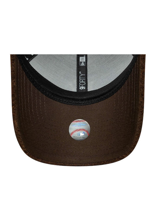 New Era New York Yankees MLB Winter Borg 9Forty Adjustable Cap Unisex Cap Polyester Brown 60915754