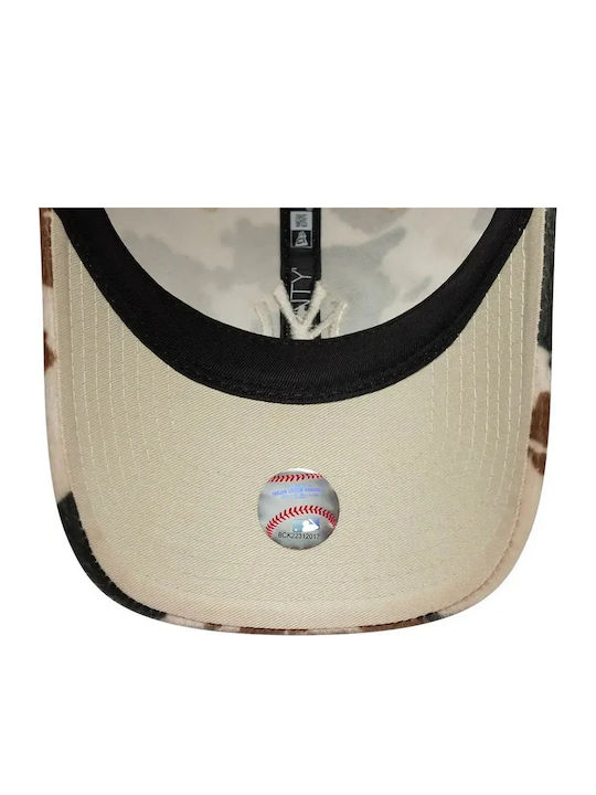 New Era New York Yankees Animal Print 9twenty Adjustable Cap Unisex Cap Polyester Beige 60844104