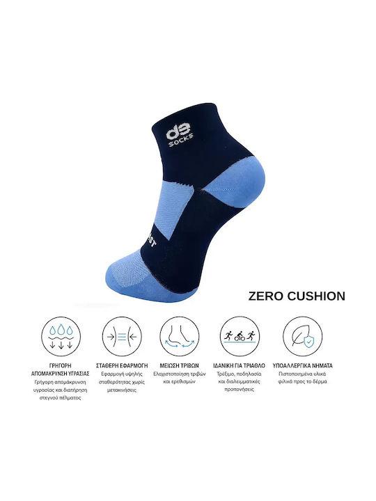 Desocks Running Sports Socks Blue 1 Pair