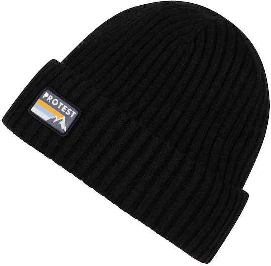Beanie Herren Strickmütze in Schwarz