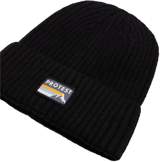 Beanie Herren Strickmütze in Schwarz