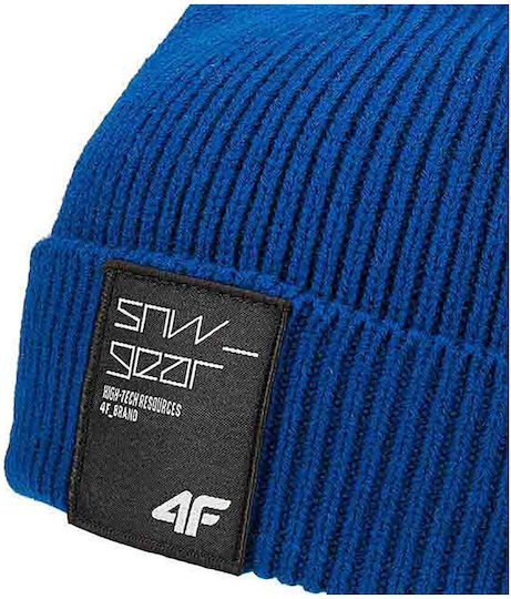 Beanie Mützen Für Männer Gepflückter in Blau