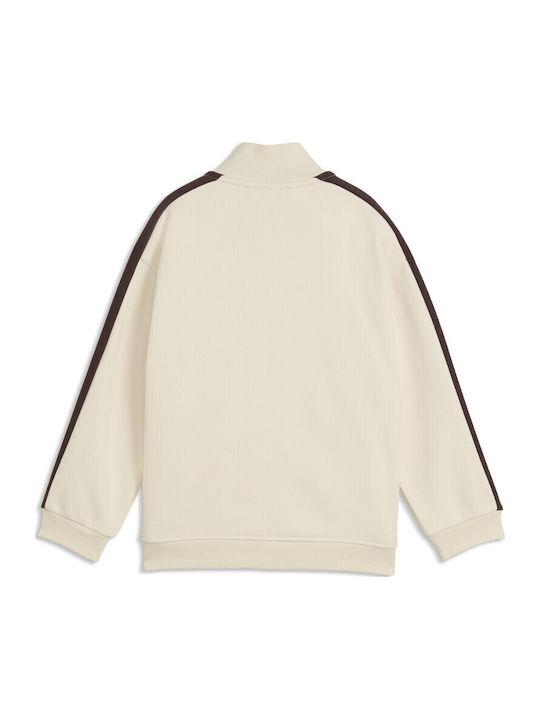 Kinder-Sweatshirt Strickjacke Mit Taschen Beige T7 Imaginary Friend