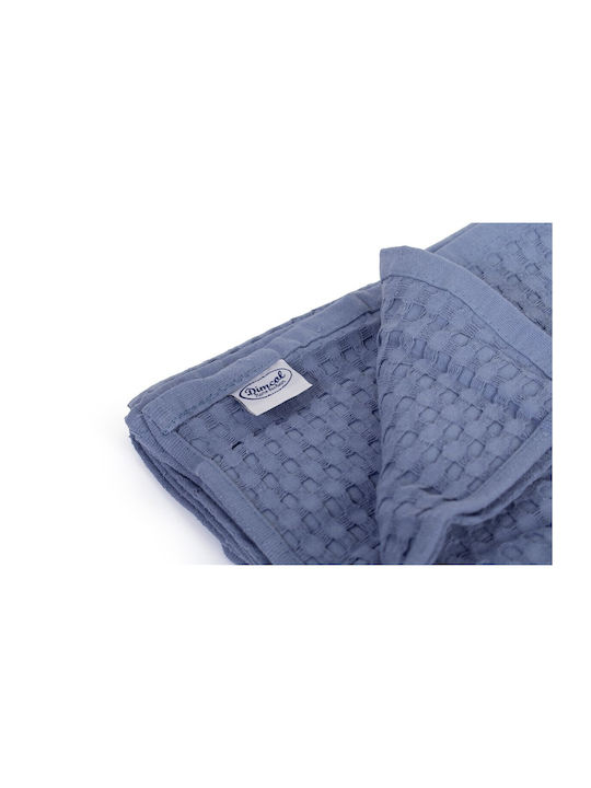 Dimcol Blanket Pique Super King 225x270cm Classic Blue