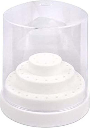 Bur Holders 48 Hole Case for 48 Bits Yellow White Purple Green Pink