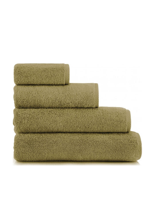 Zwoltex 50x100cm Khaki Badetuch Gewicht 500gr/m²