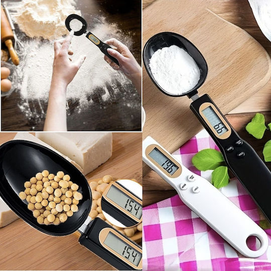 Ψηφιακή Ζυγαριά Κουζίνας Κουτάλι έως 0.5kg Μαύρη