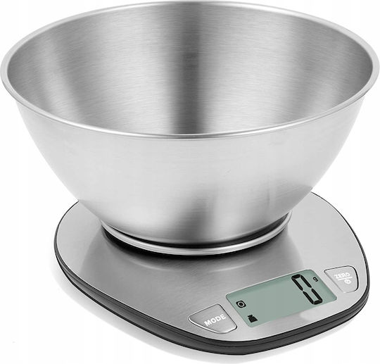 Digital Kitchen Scale with Bucket up to 5kg Grey