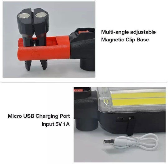 Rechargeable LED Workshop Lighting Extension Cord up to 700 lm