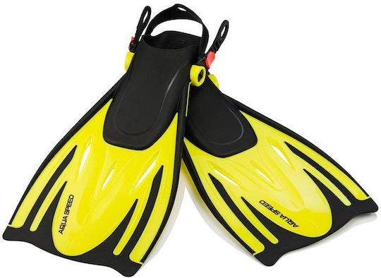 Aquaspeed Labele De Înot De Piscină Scurte Galbene-Negru