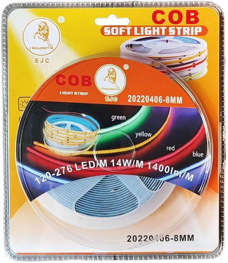 EJC LED Strip Warm White Light 5m COB Type