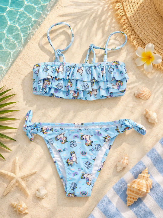 Esthisis Kids Bikini Swimwear Light Blue Esthisis Kids Bikini Swimwear Light Blue