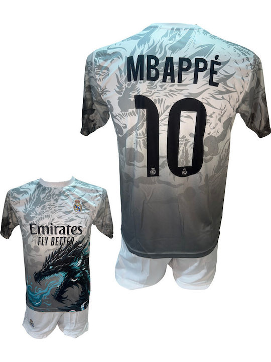 Παιδικό Σετ Ποδοσφαίρου Mbappe Real Madrid Δράκος 190726-10
