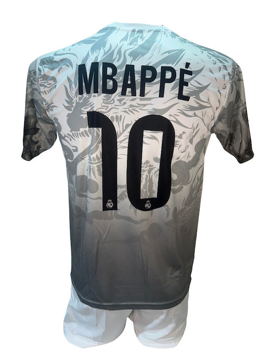 Kids Football Kit Mbappe Real Madrid Dragon 190726-10