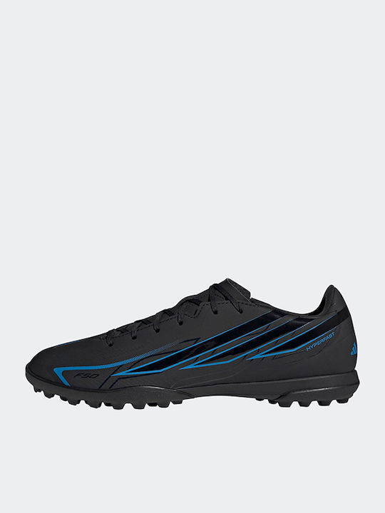 adidas F50 Hyperfast Club TF Football Shoes with Molded Cleats Black