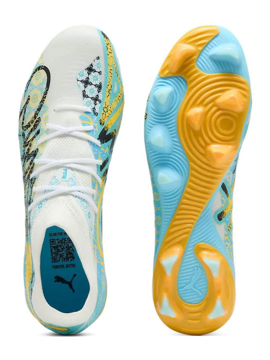 PUMA Future FG/AG Fußballschuhe mit Stollen Weiße