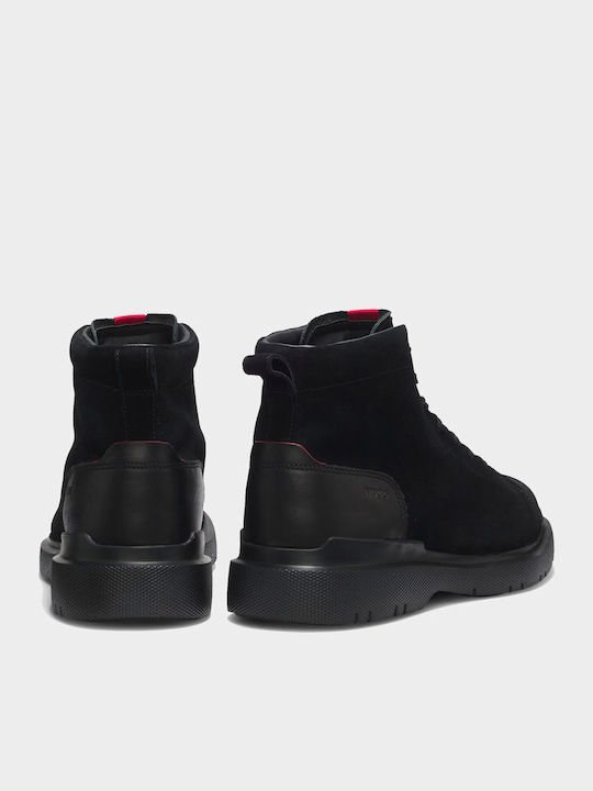 Suede Men's Boots Black