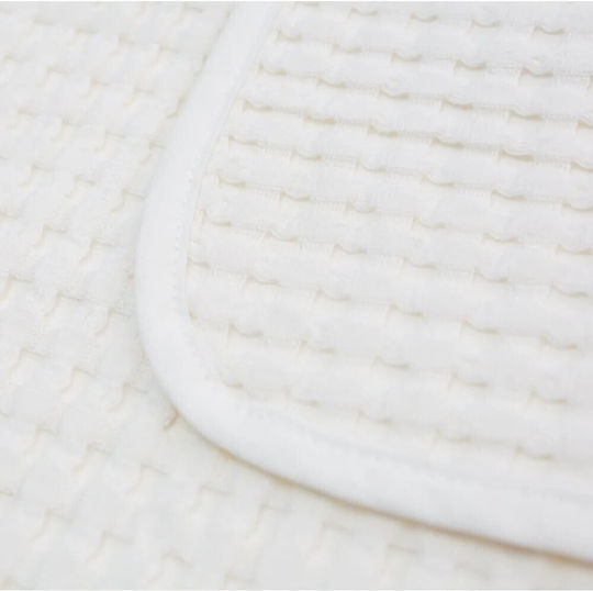 Lulujo Nursery Swaddling Blanket Waffle Beige 80x100cm