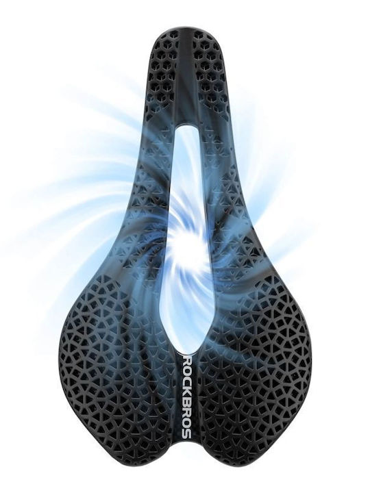 Rockbros Șea De Bicicletă Carbon Neagră