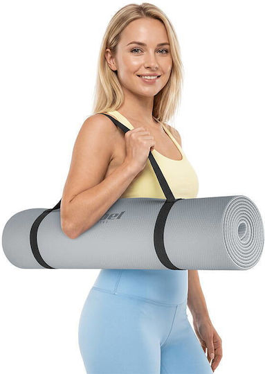 Rebel Active Saltea de Gimnastică Yoga Gri (183x61cm)