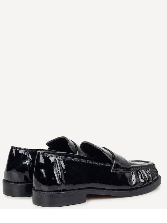 Λουστρίνι Γυναικεία Loafers σε Μαύρο Χρώμα
