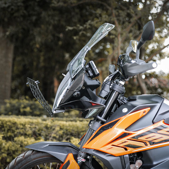 Loboo Motorcycle Headlight Protector Keeway Easy KTM 1290 Super Adventure Grey