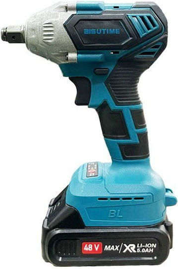 Bisutime 013156235094 Безчетков Гайковерт На Батерия 48V 2x5Ah